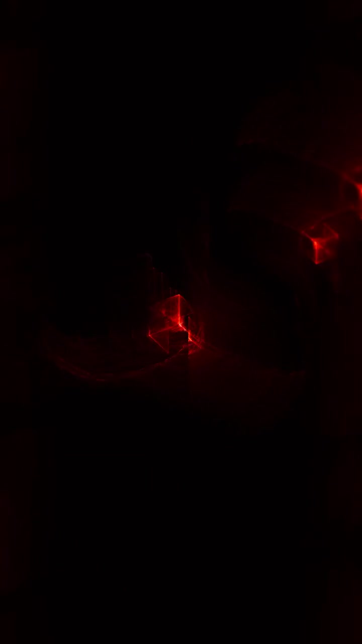 Still from a self-directed study, Cubes