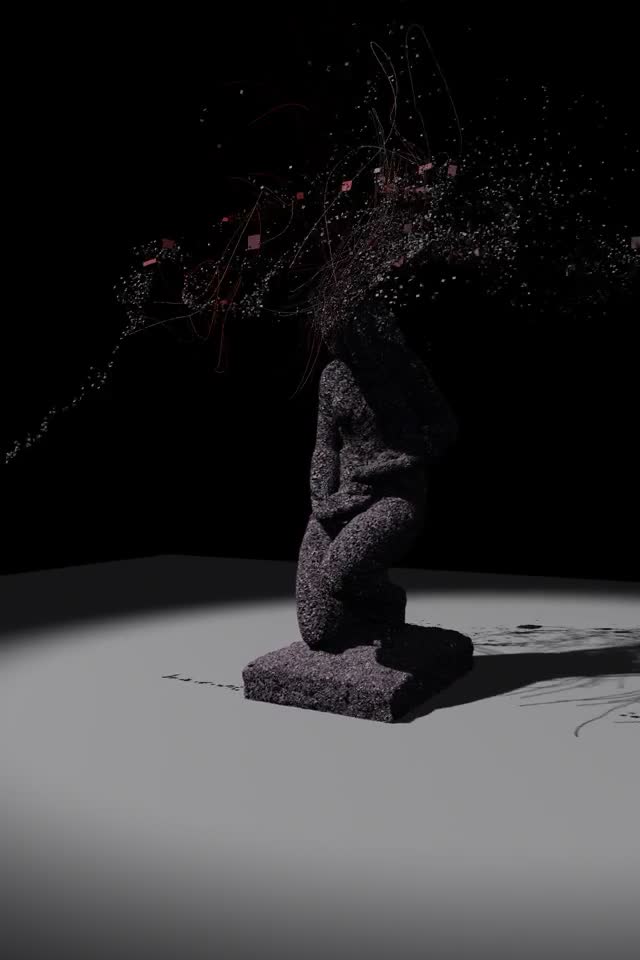 Still from a self-directed study, Medusa